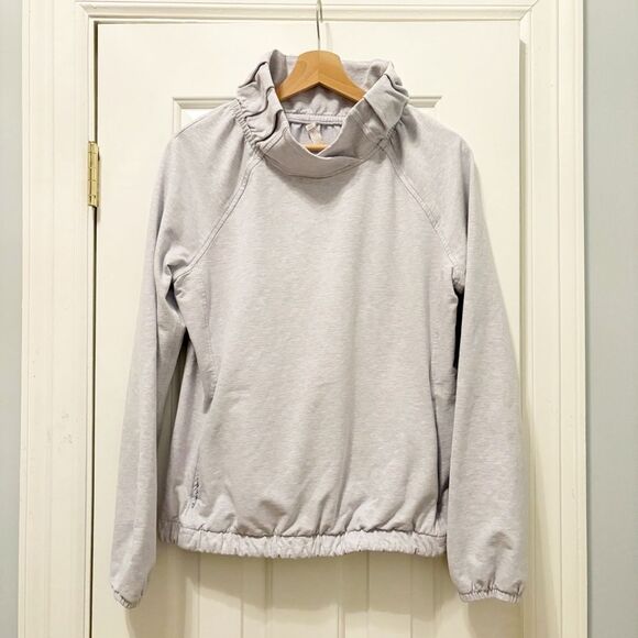 Lululemon After All Pullover Cozy Sweatshirt Grey Size 8 - Picture 6 of 9